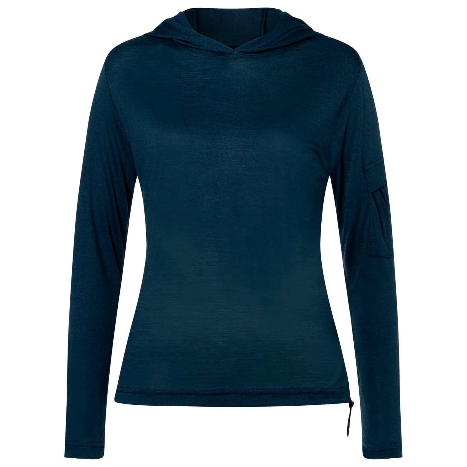 Дамски вълнен пуловер Super.natural Women's Relax Light Pocket Hoodie Merino hoodie - Blueberry