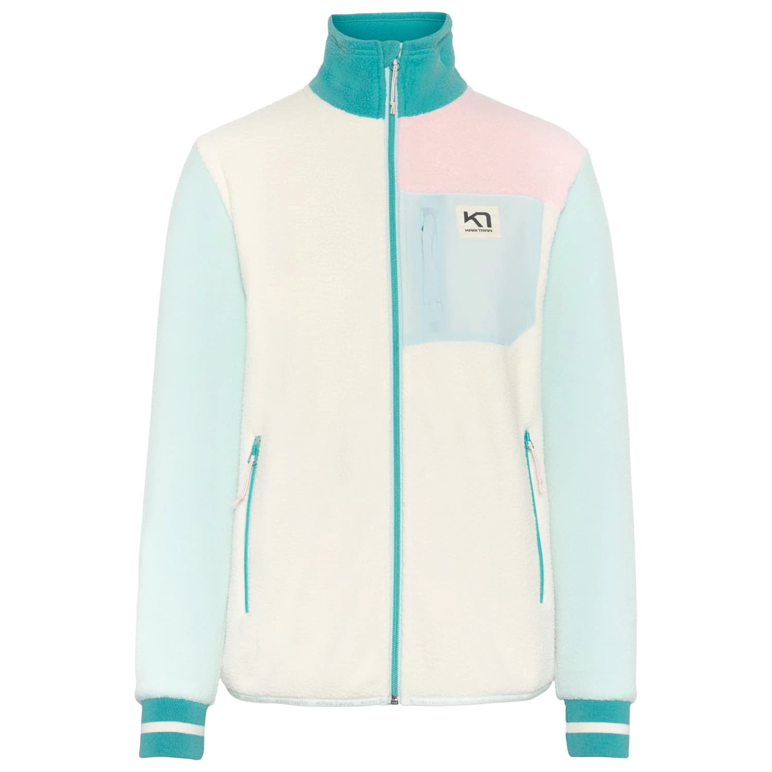 Дамско поларено яке Kari Traa Women's Rothe Midlayer Fleece jacket - Aquatic