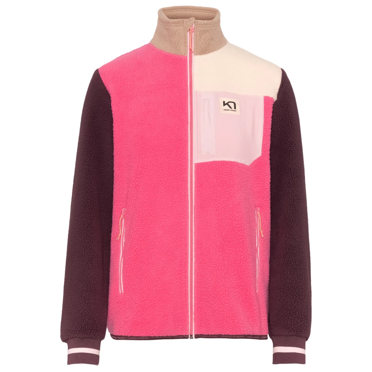 Дамско поларено яке Kari Traa Women's Rothe Midlayer Fleece jacket - Bubblegum
