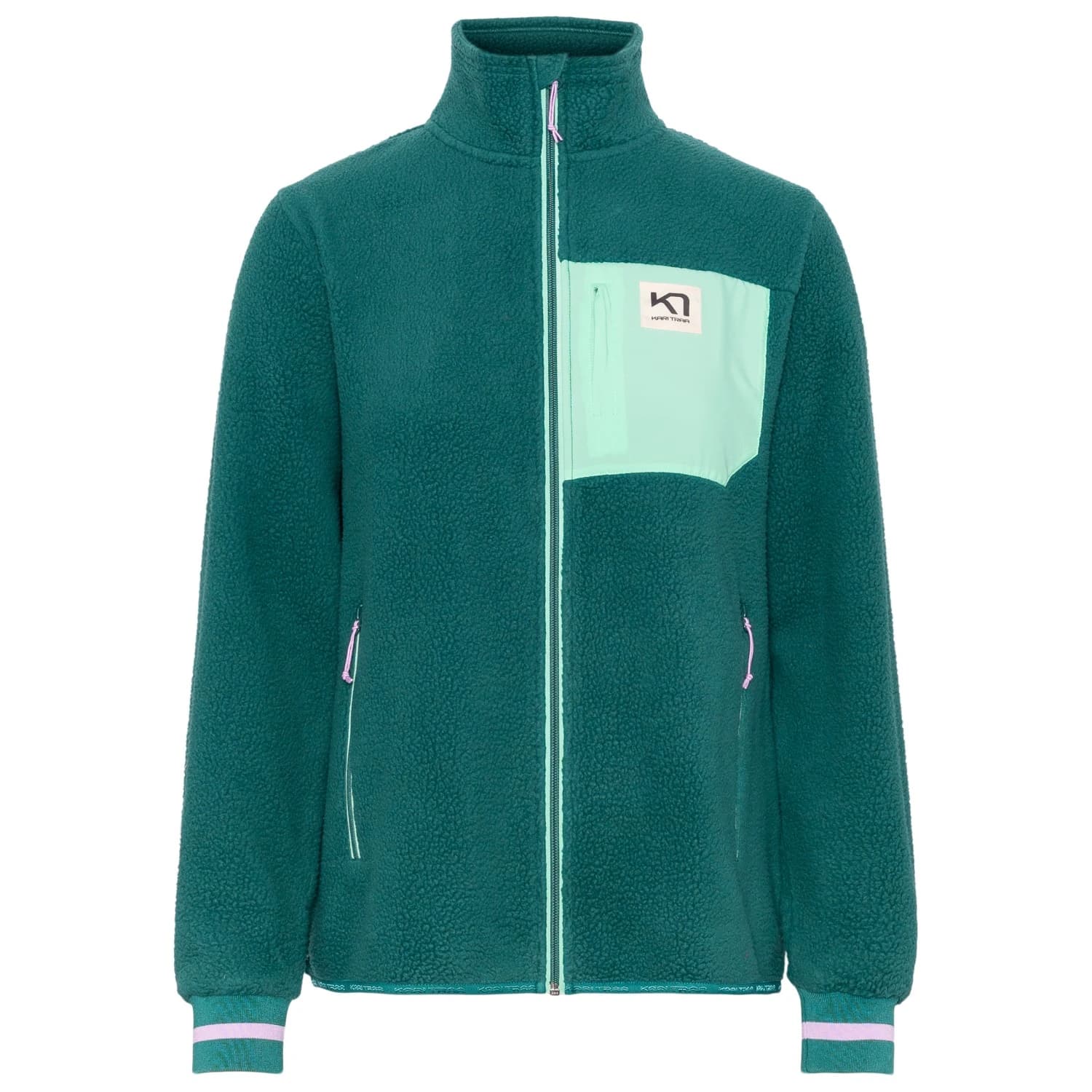 Дамско поларено яке Kari Traa Women's Rothe Midlayer Fleece jacket - Peacock