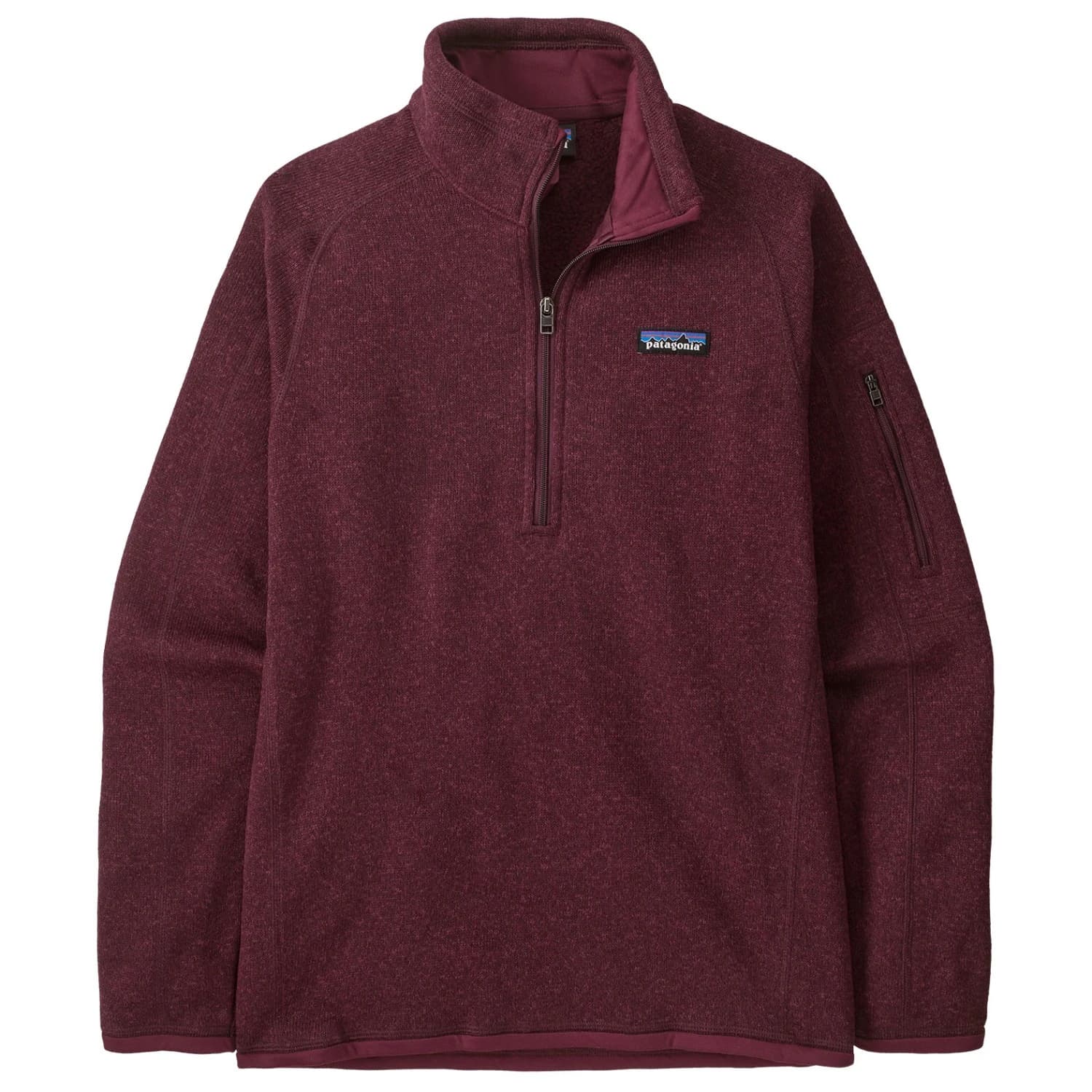 Дамски поларен пуловер Patagonia Women's Better Sweater 1/4 Zip Fleece jumper - Berry Fig