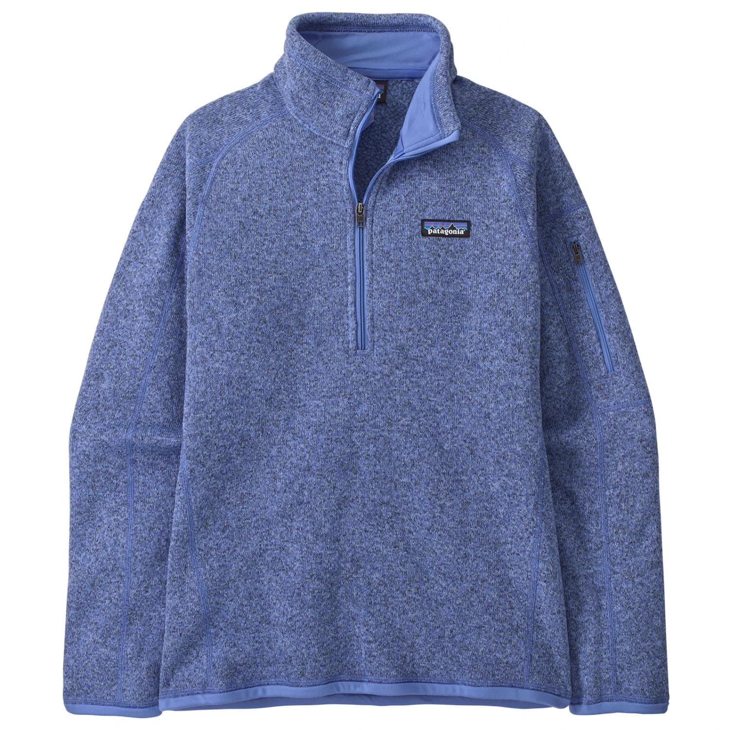 Дамски поларен пуловер Patagonia Women's Better Sweater 1/4 Zip Fleece jumper - Diver Blue
