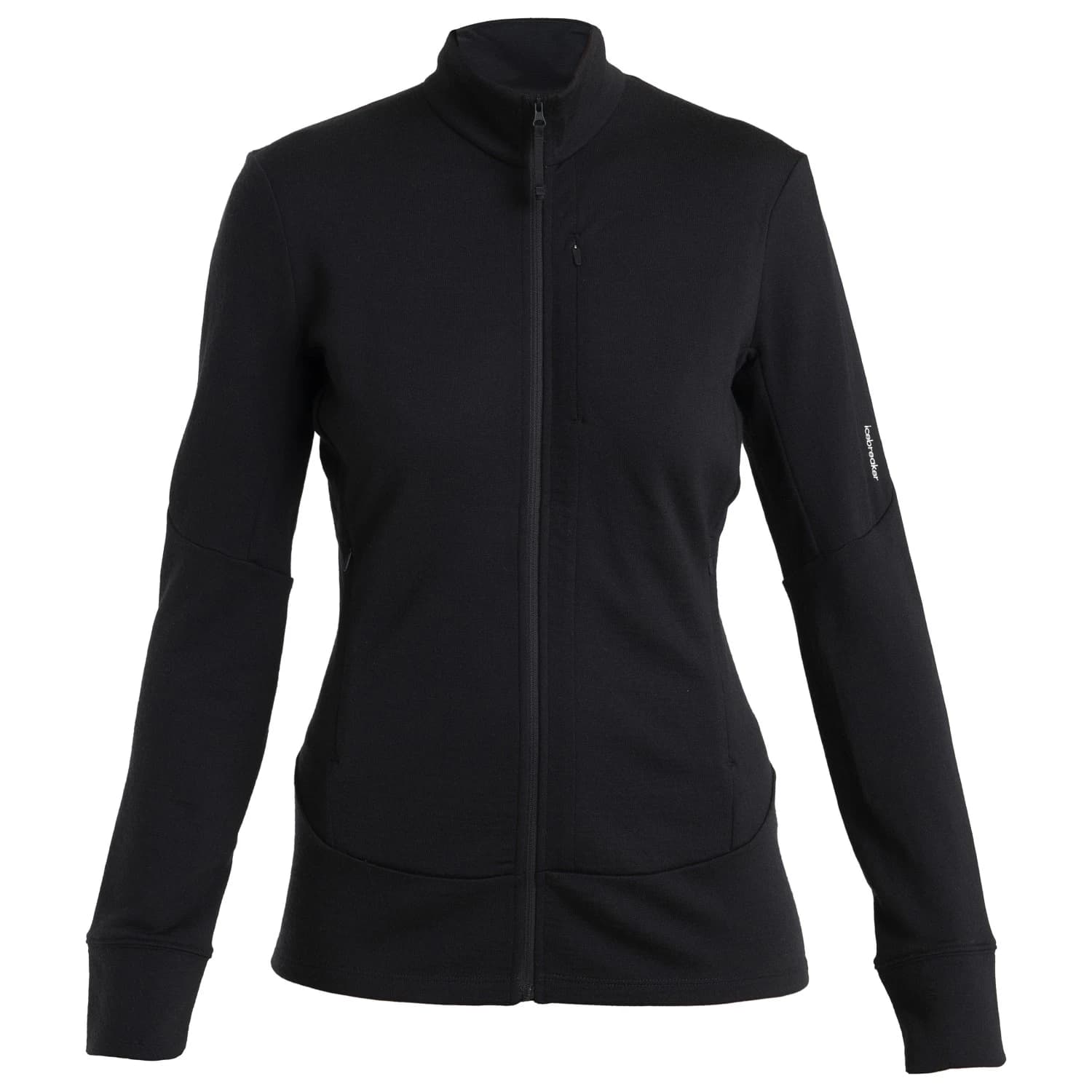 Дамско вълнено яке Icebreaker Women's Merino 260 Quantum IV L/S Zip Merino jacket - Black