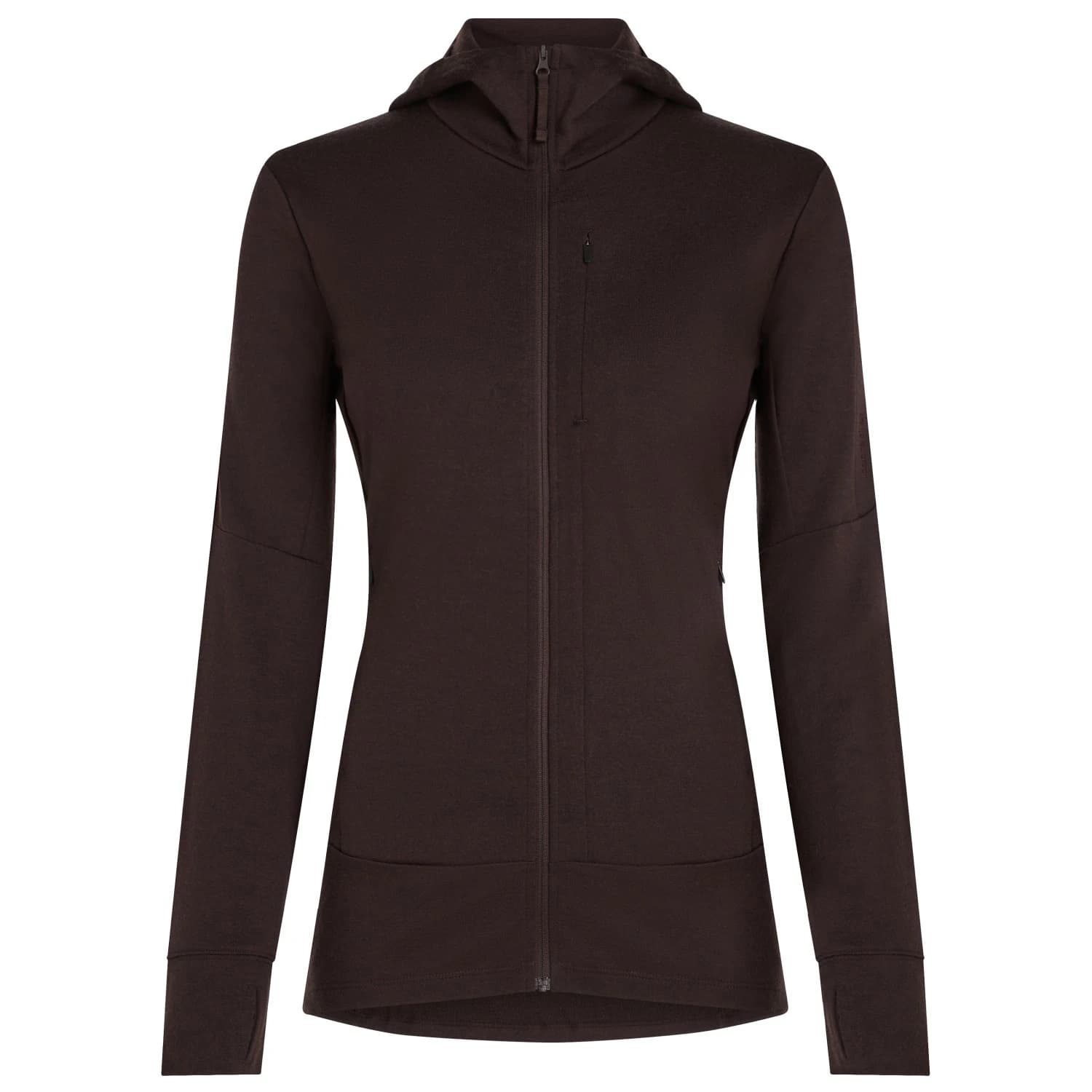Дамско вълнено яке Icebreaker Women's Merino 260 Quantum IV L/S Zip Hoodie Merino hoodie - Bittersweet