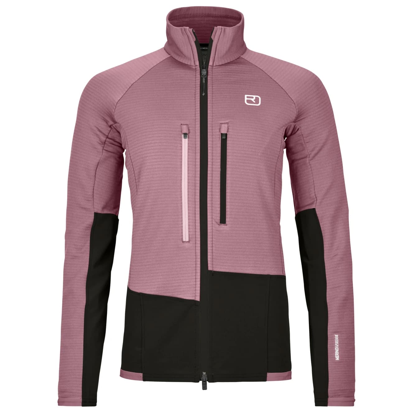 Дамско поларено яке Ortovox Women's Fleece Rib Jacket Fleece jacket - Dusk Rose