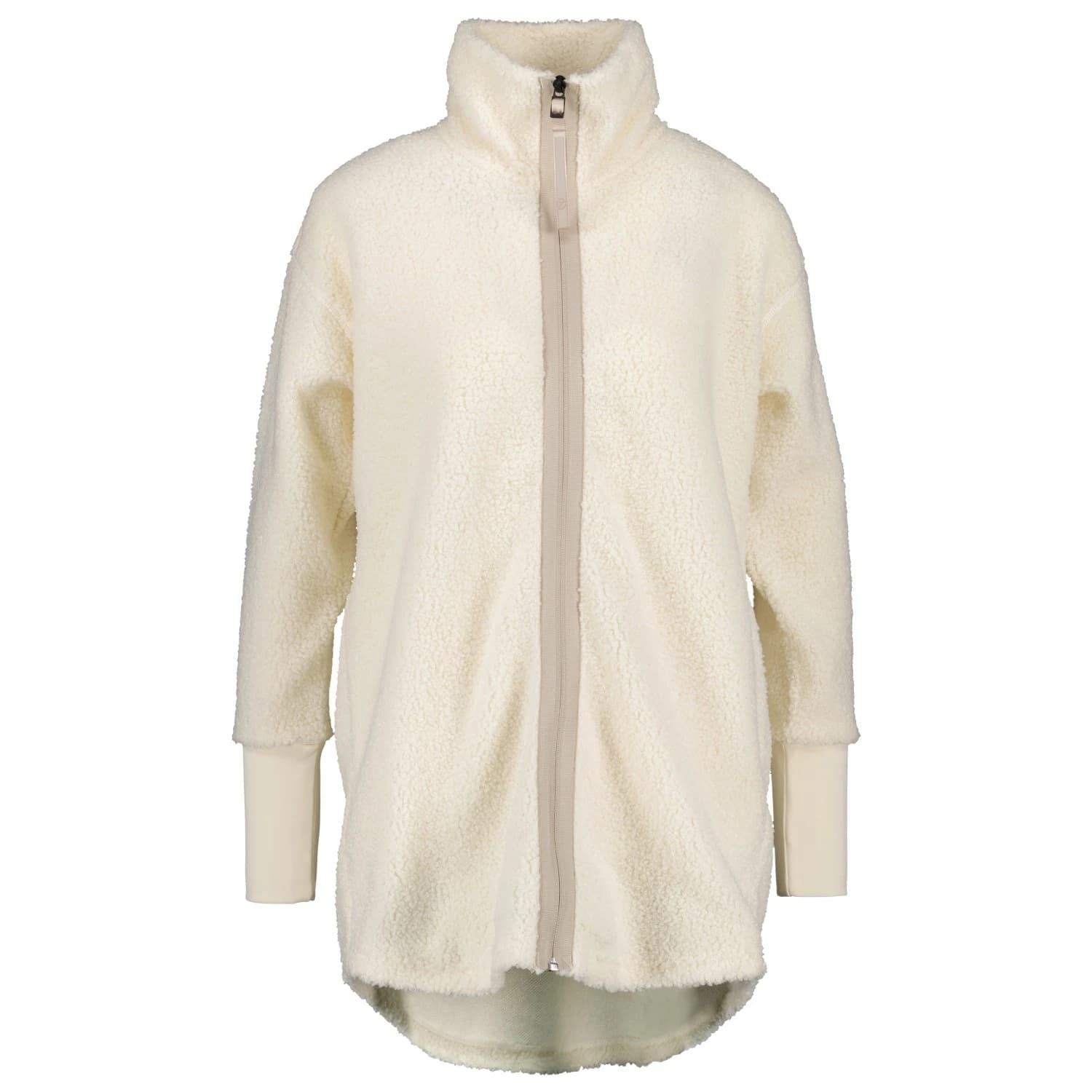 Дамско поларено яке Didriksons Women's Sally Full-Zip 2 Fleece jacket - White Foam