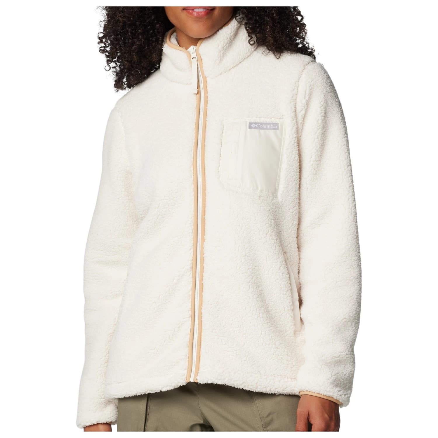 Дамско поларено яке Columbia Women's West Bend Full Zip II Fleece jacket - Chalk
