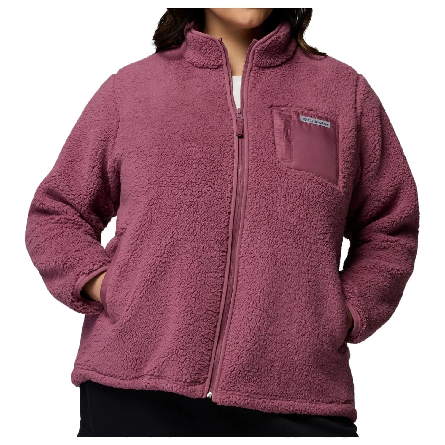Дамско поларено яке Columbia Women's West Bend Full Zip II Fleece jacket - Antique Mauve
