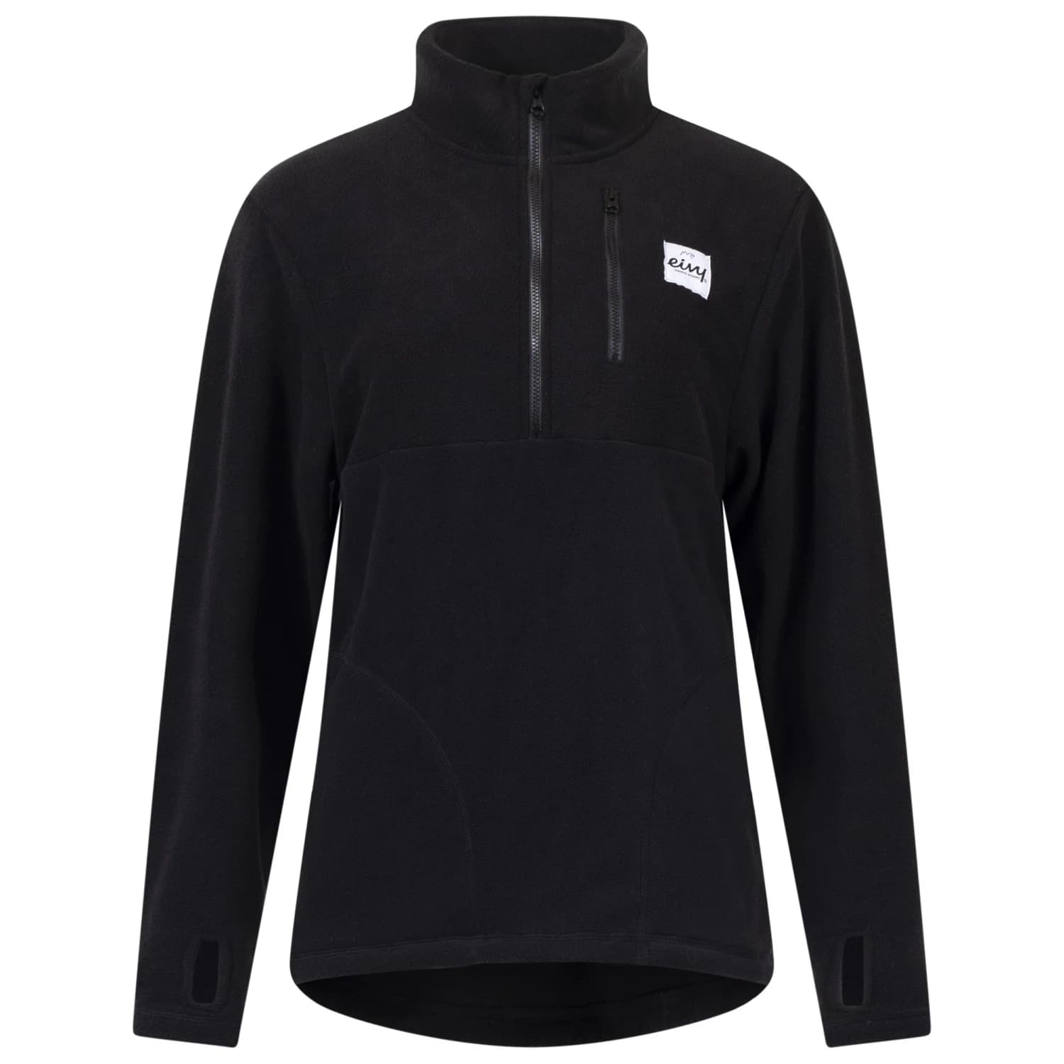 Дамски поларен пуловер Eivy Women's Techlight Halfzip Fleece Fleece jumper - Black