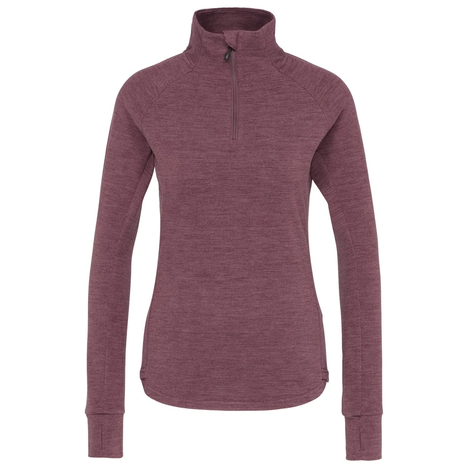 Поларен пуловер Heber Peak Women's TimberHe. Fleece Half Zip Fleece jumper - Dark Berry Brown / Melange