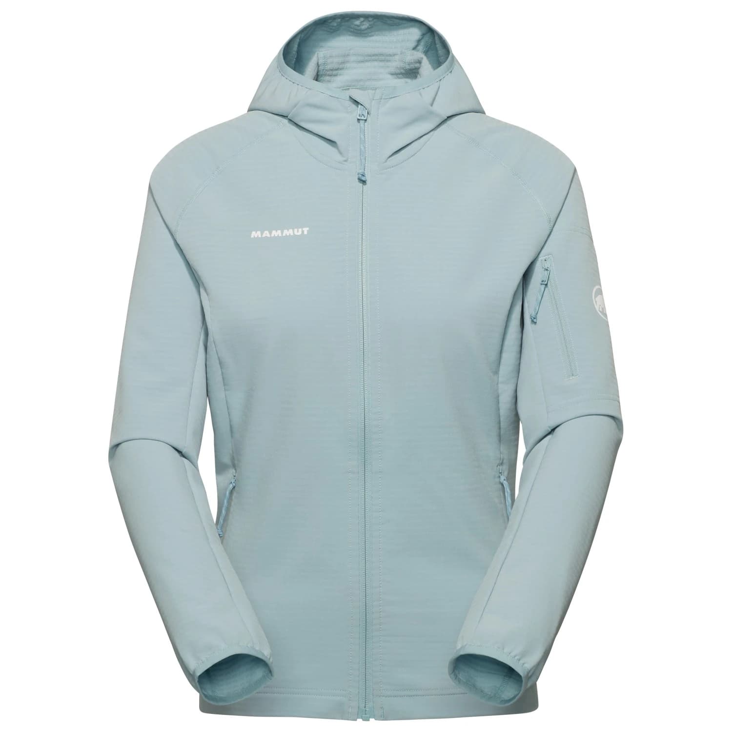 Дамско софтшел яке Mammut Women's Madris Light Midlayer Hooded Jacket Fleece jacket - Nebla