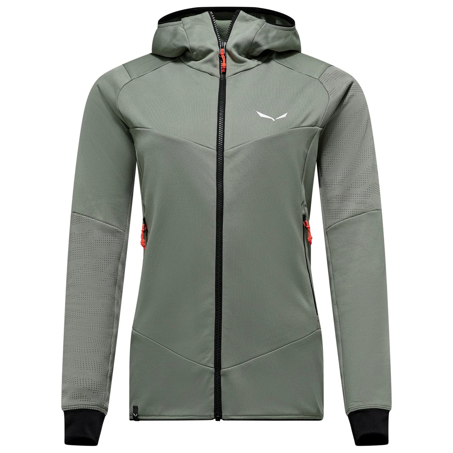 Дамско поларено яке Salewa Women's Sella Crevasse Hooded Jacket Fleece jacket - Shadow