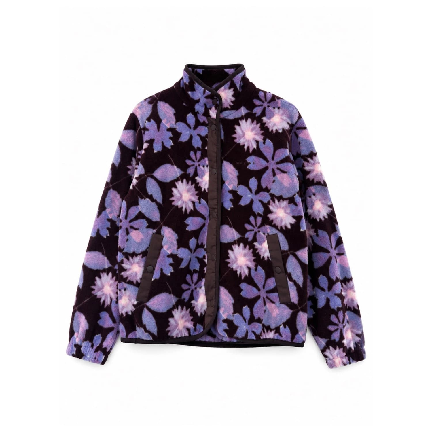Поларено яке Mazine Women's Fleet Printed Fleece Jacket - Brown / Winter Floral