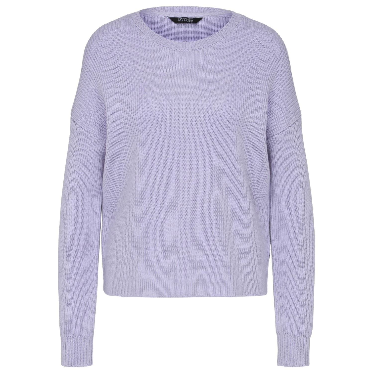Вълнен пуловер Stoic Women's Heavy MerinoKnit MMXX.Rutvik Sweater Merino jumper - Misty Purple