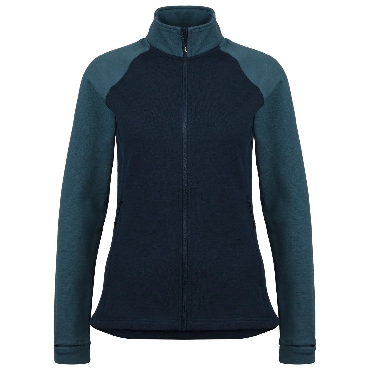 Дамско поларено яке Stoic Women's MerinoFleece335 KuolpaSt. Jacket Fleece jacket - Dark Navy / Deep Sea Blue