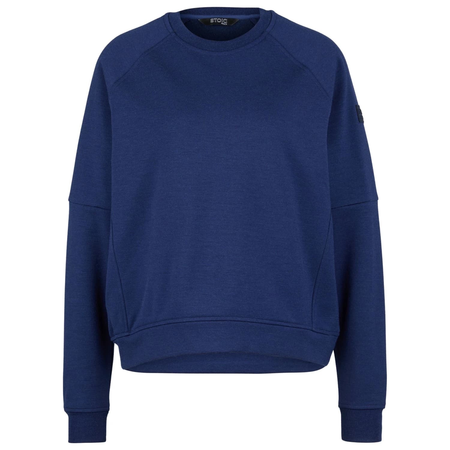Дамски вълнен пуловер Stoic Women's MerinoFleece335 MMXX. Lulea Crew Merino jumper - Navy Blue