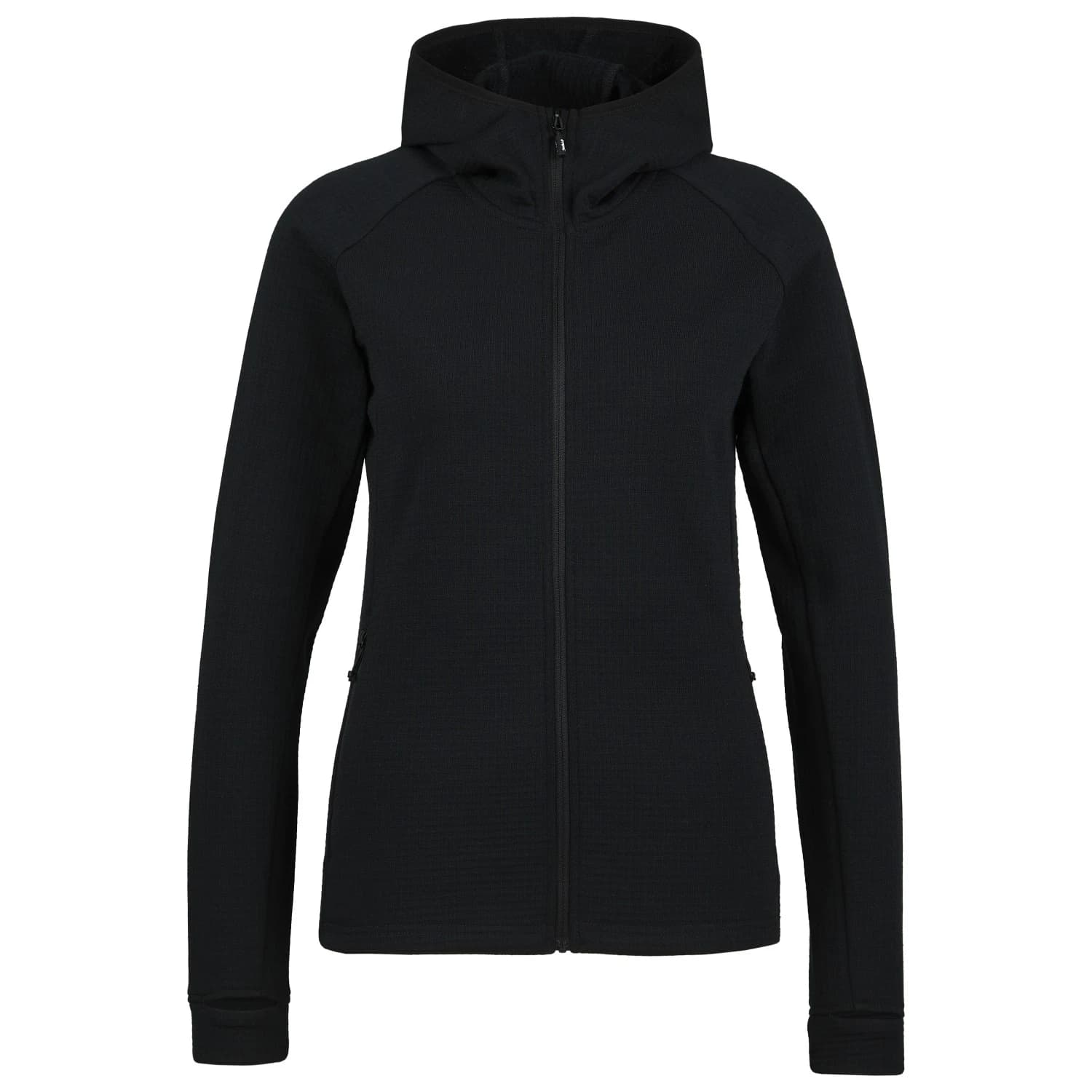 Дамско поларено яке Stoic Women's MerinoGrid285 NorrdalSt. Zip Hoody Fleece jacket - Black