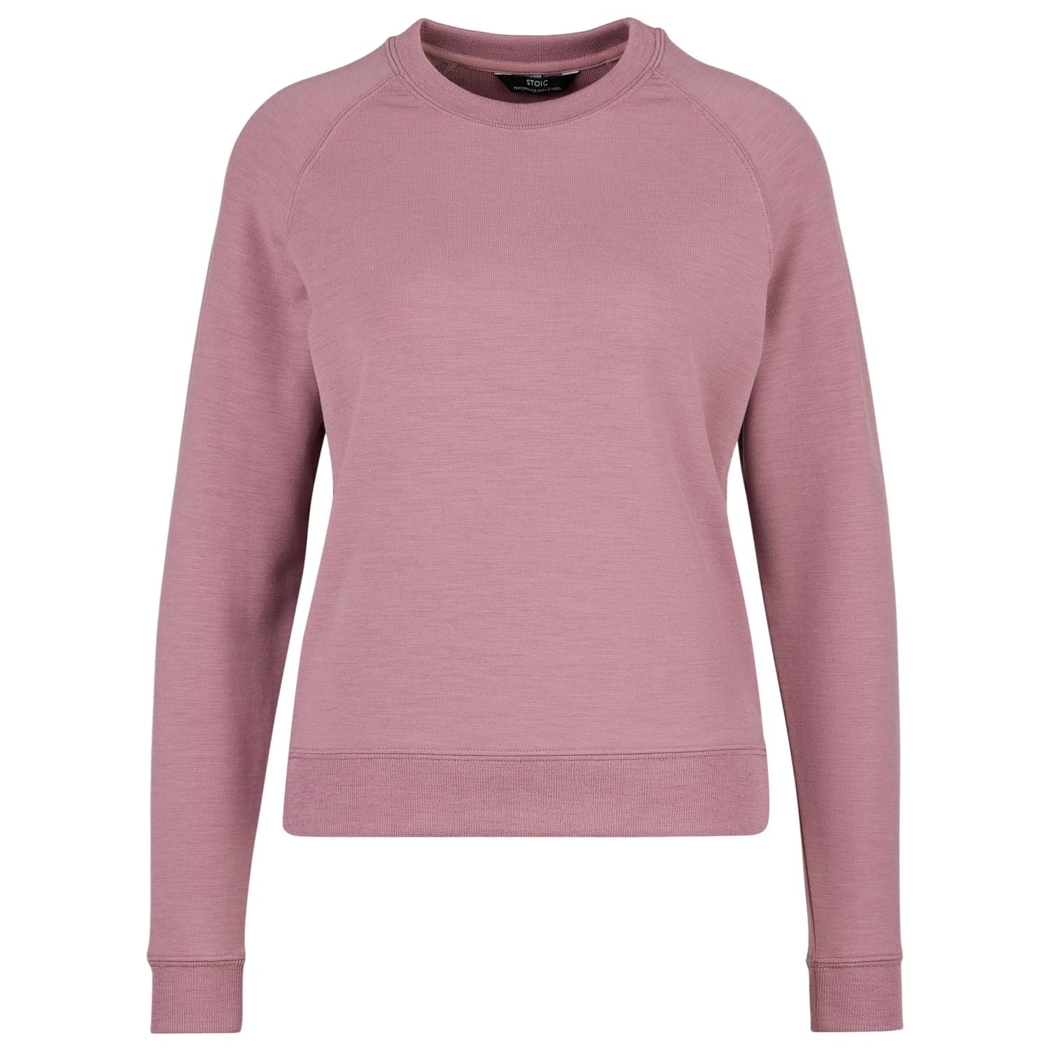 Дамски вълнен пуловер Stoic Women's MerinoTerry285 AlavaaraSt. Crew Pullover Merino jumper - Dark Orchid
