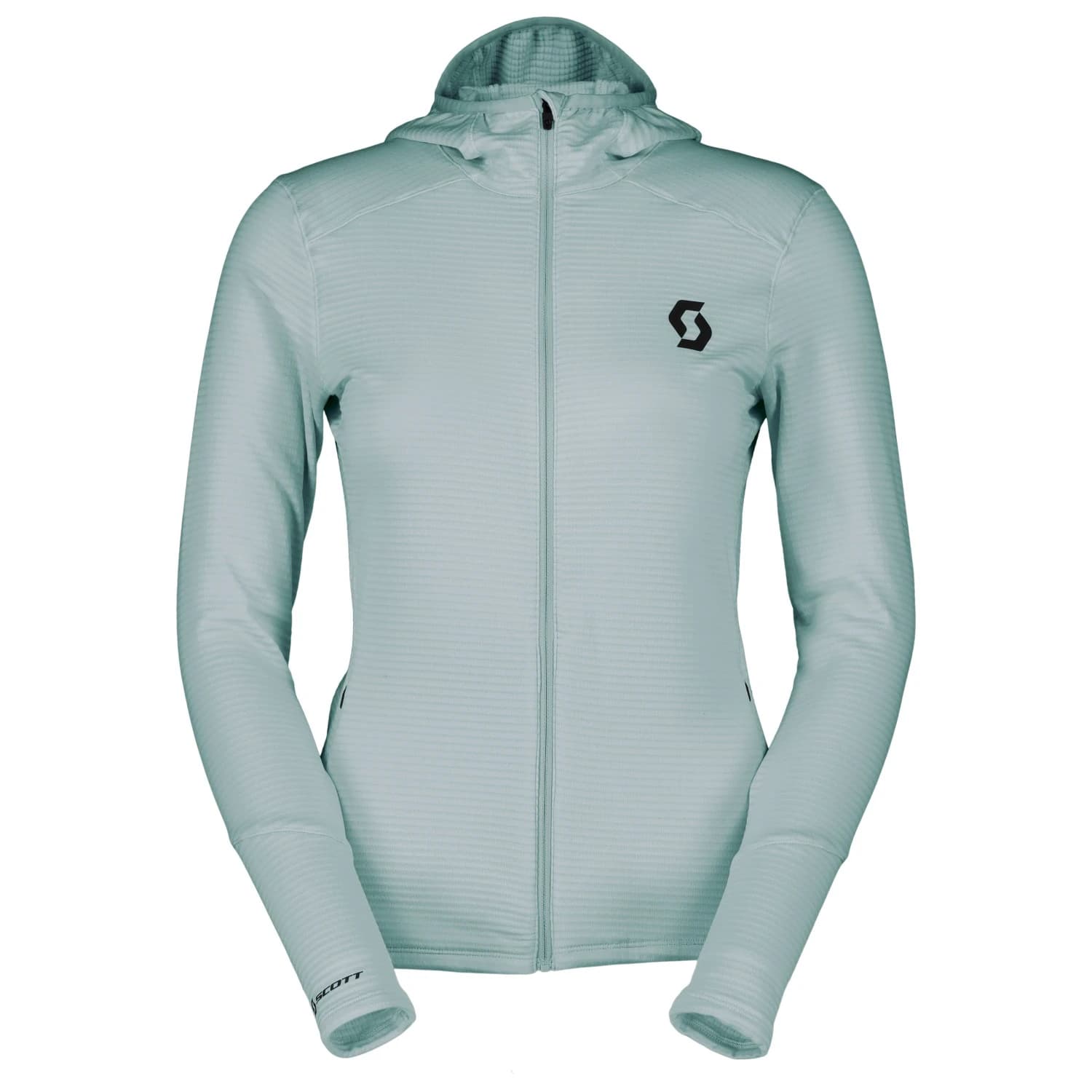 Дамско поларено яке Scott Women's Hoody Defined Light Fleece jacket - Mist Blue