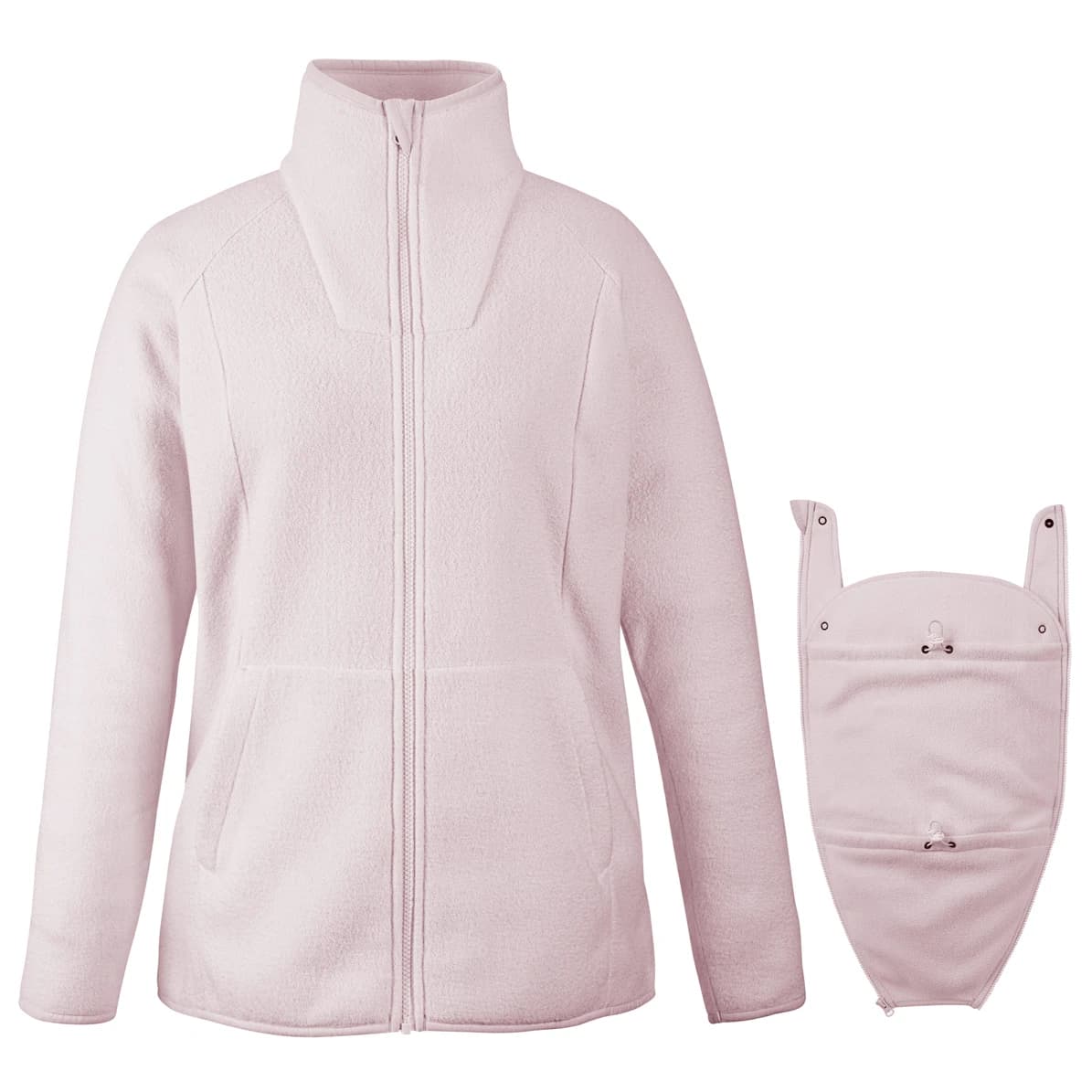 Дамско поларено яке Mamalila Women's Fleece-Tragejacke Basel Fleece jacket - Soft Lilac