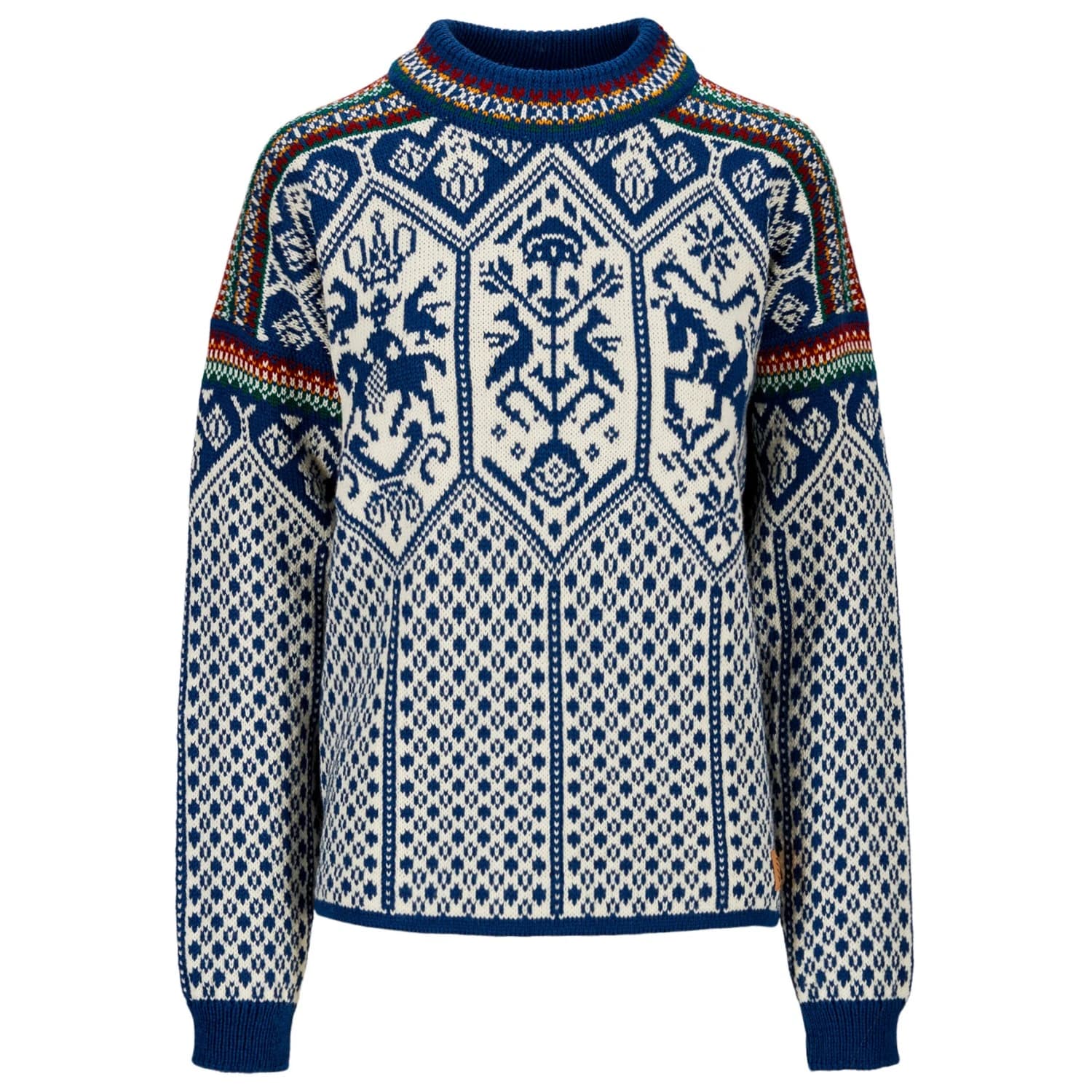 Вълнен пуловер Dale of Norway Women's 1994 Sweater Wool jumper - Indigo / Off White / Mustard