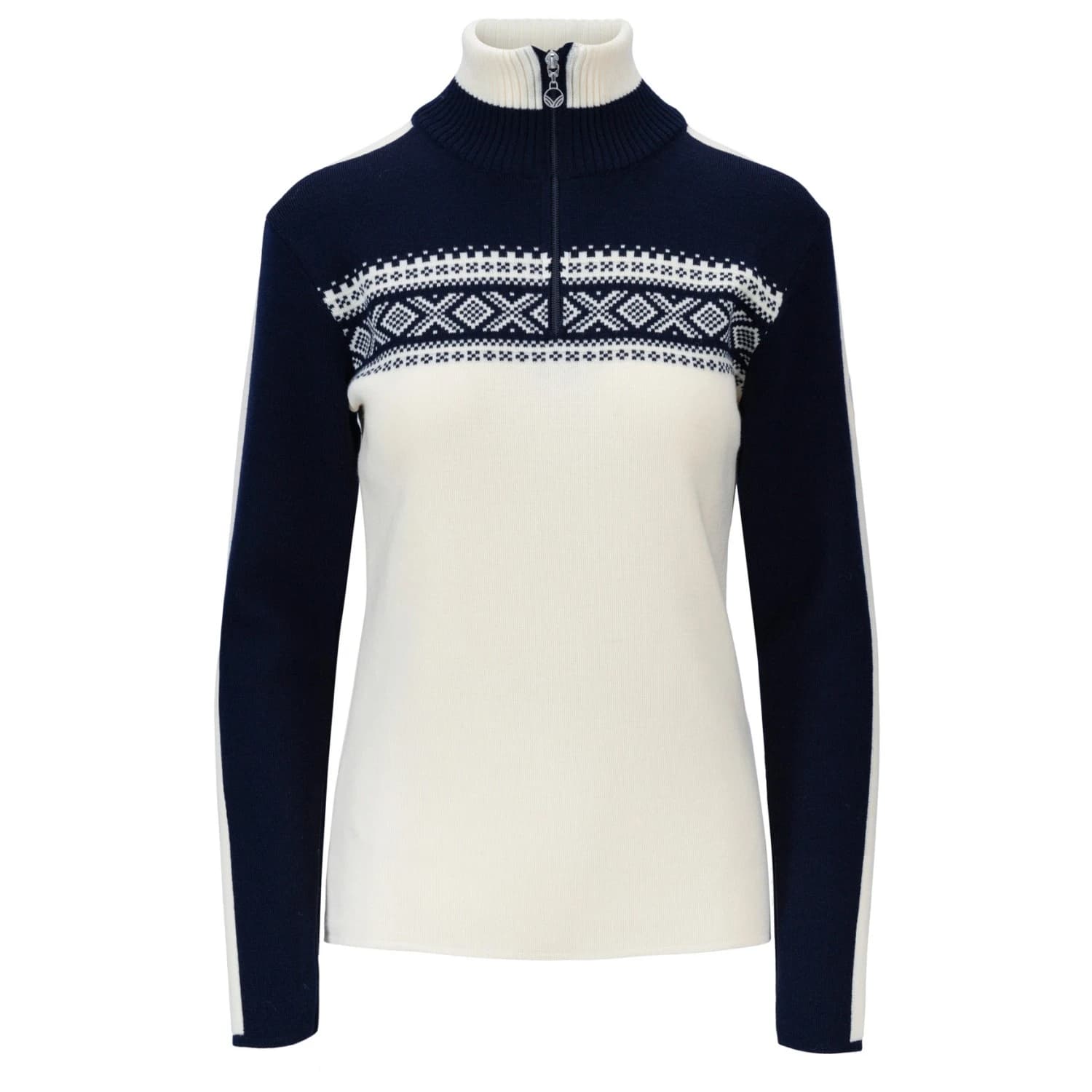 Вълнен пуловер Dale of Norway Women's Dystingen Sweater Merino jumper - Off White / Navy