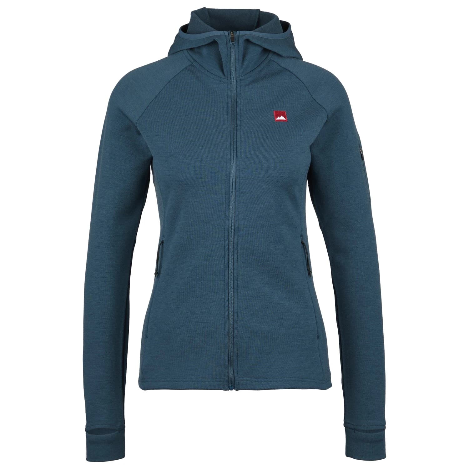 Дамски вълнен пуловер Bergfreunde Women's MerinoFleece RömersteinBF. Zip Hoody Fleece jacket - Dark Sea Blue