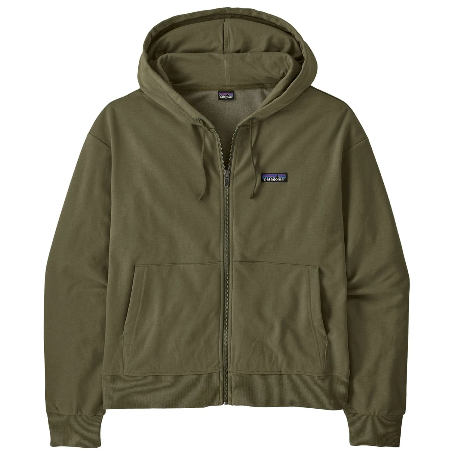 Дамско поларено яке Patagonia Women's Ahnya Full-Zip Hoody Fleece jacket - Basin Green
