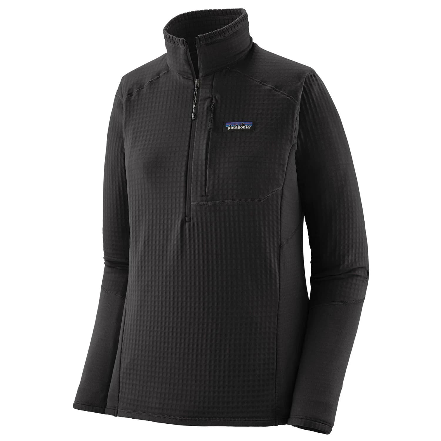 Дамски поларен пуловер Patagonia Women's R1 P/O Fleece jumper - Black