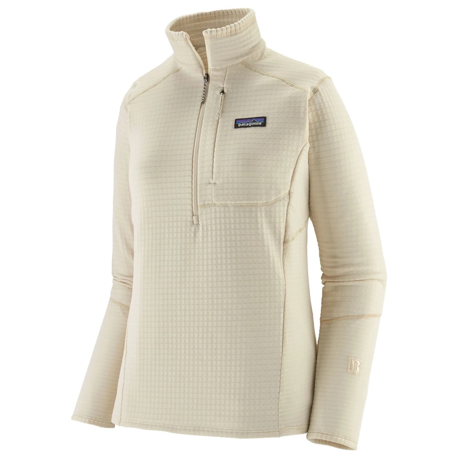 Дамски поларен пуловер Patagonia Women's R1 P/O Fleece jumper - Wool White