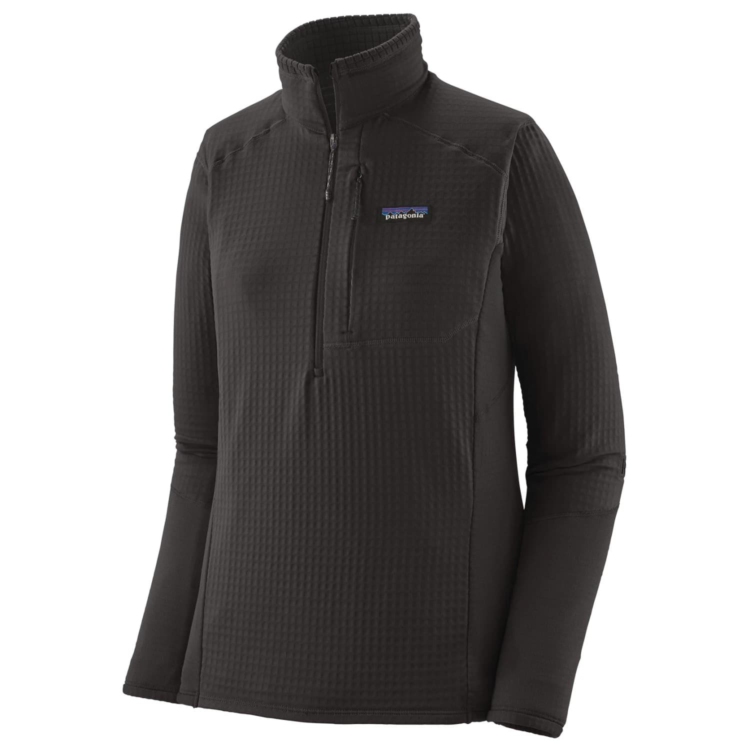 Дамски поларен пуловер Patagonia Women's R1 P/O Fleece jumper - Black / Black