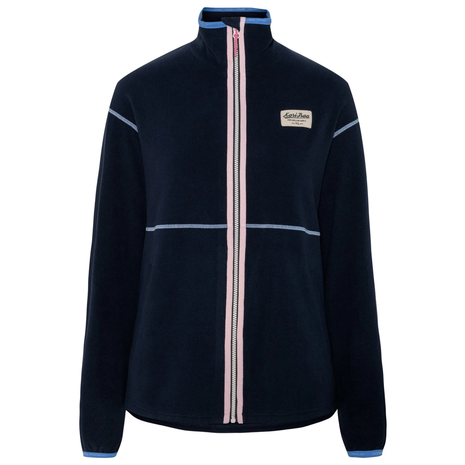 Дамско поларено яке Kari Traa Women's Gracie Midlayer Fleece jacket - Dark Navy Blue