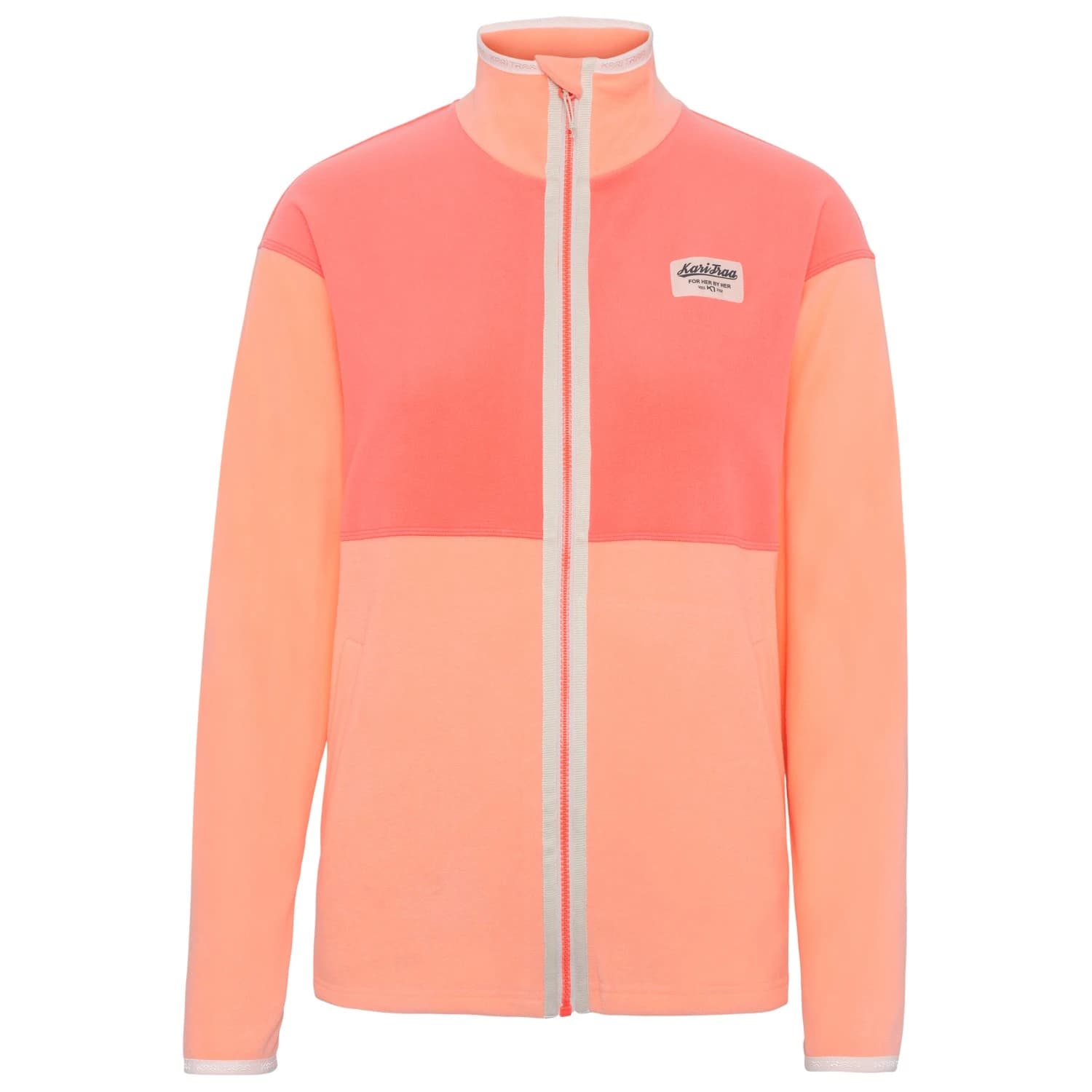 Дамско поларено яке Kari Traa Women's Gracie Midlayer Fleece jacket - Peach Bloom