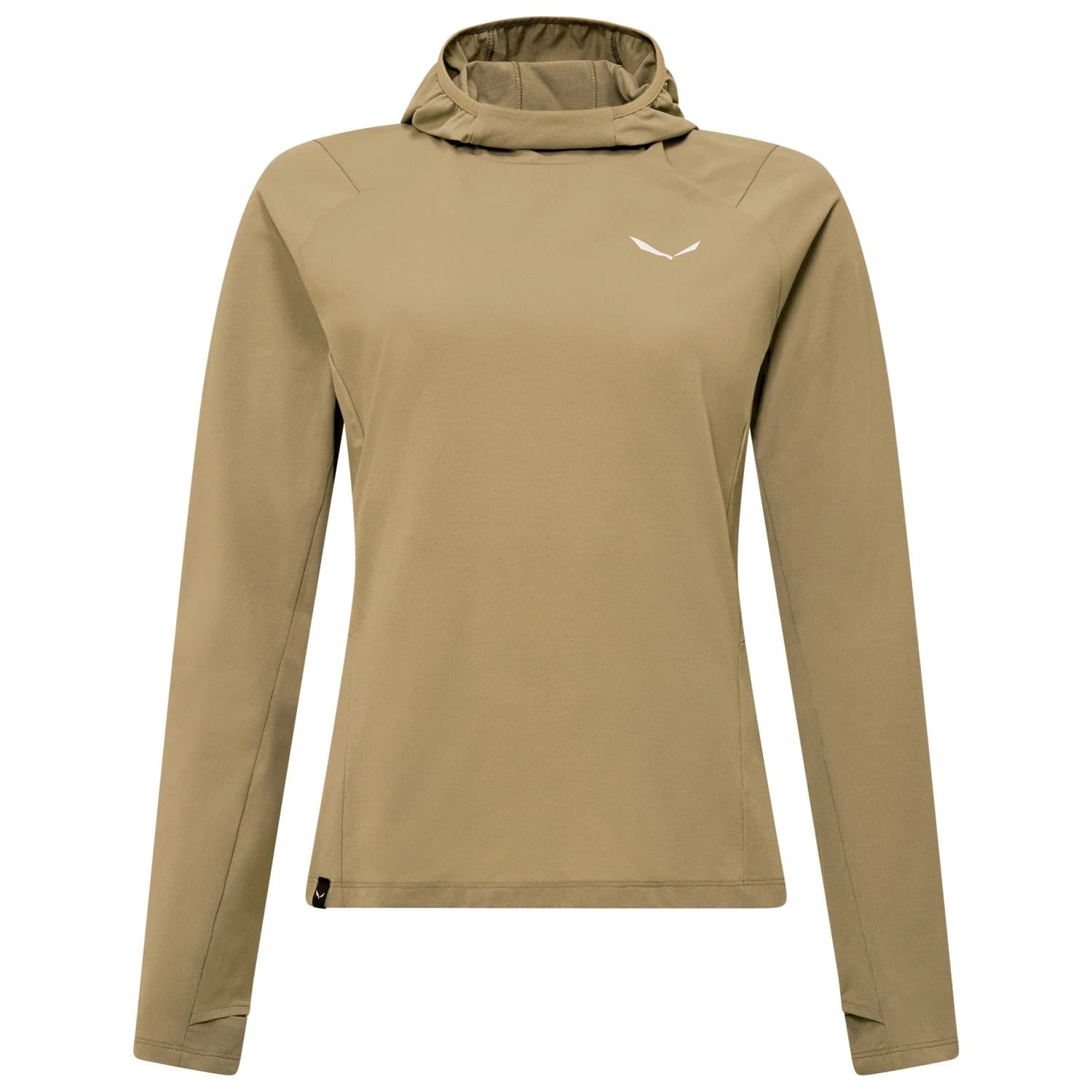 Дамски поларен пуловер Salewa Women's Puez Sun Hoodie Fleece jumper - Quicksand