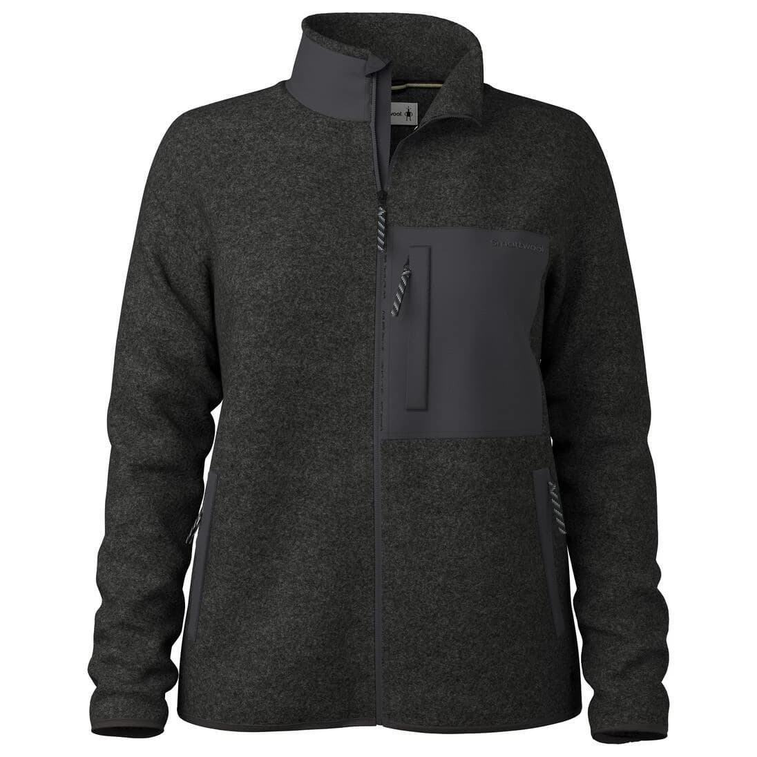 Дамско вълнено яке Smartwool Women's Second Cut Fleece Jacket Fleece jacket - Charcoal
