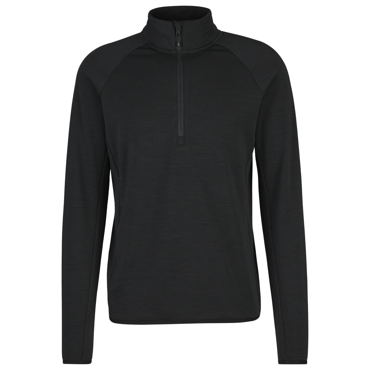 Мъжки вълнен пуловер Heber Peak MerinoBlend SaplingHe. II Half Zip Jumper - Black