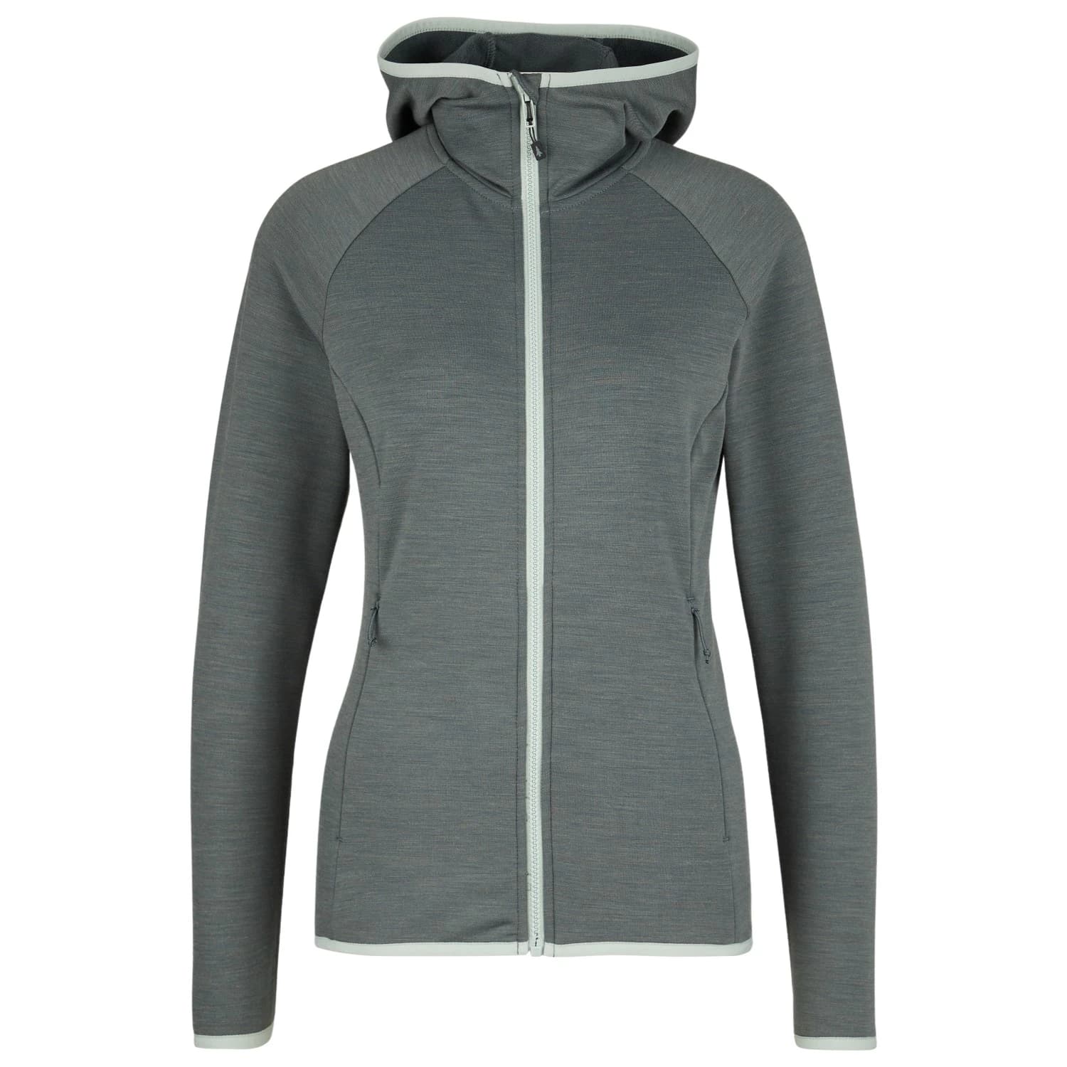 Дамско вълнено яке Heber peak Women's MerinoBlend SaplingHe. II Zip Hoody Zip-up hoodie - Chameleon