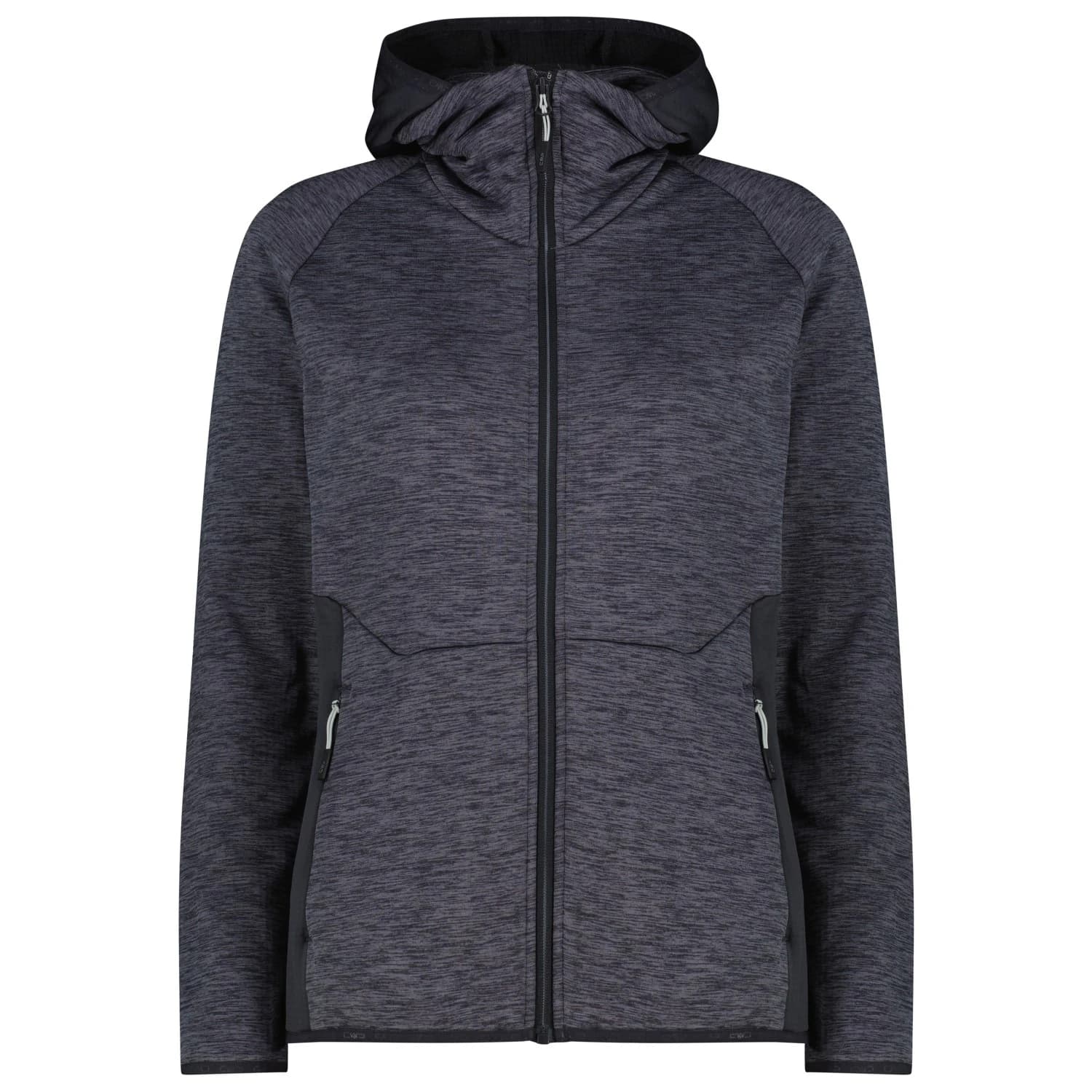 Дамско поларено яке Cmp Women's Jacket Fix Hood Fleece jacket - Antracite Melange