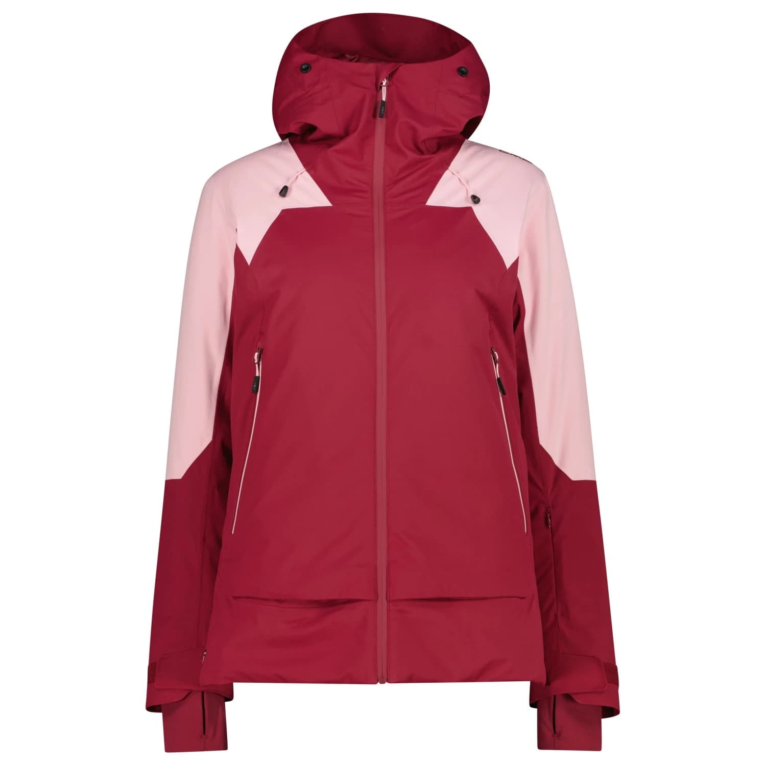 Дамско поларено яке Cmp Women's Jacket Fix Hood Twill Ski jacket - Peony