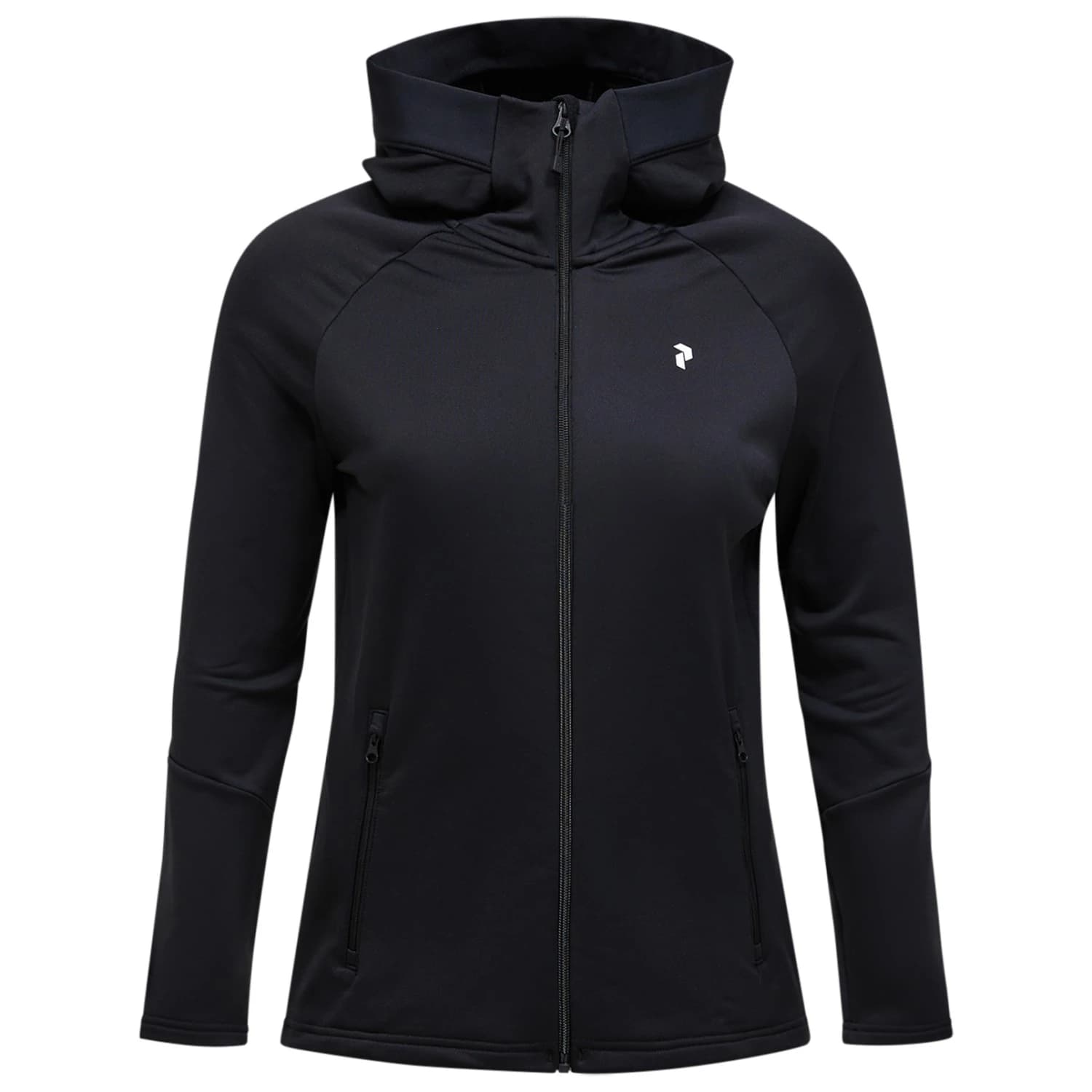 Дамско поларено яке Peak Performance Women's Rider Essentials Zip Hood Fleece jacket - Black