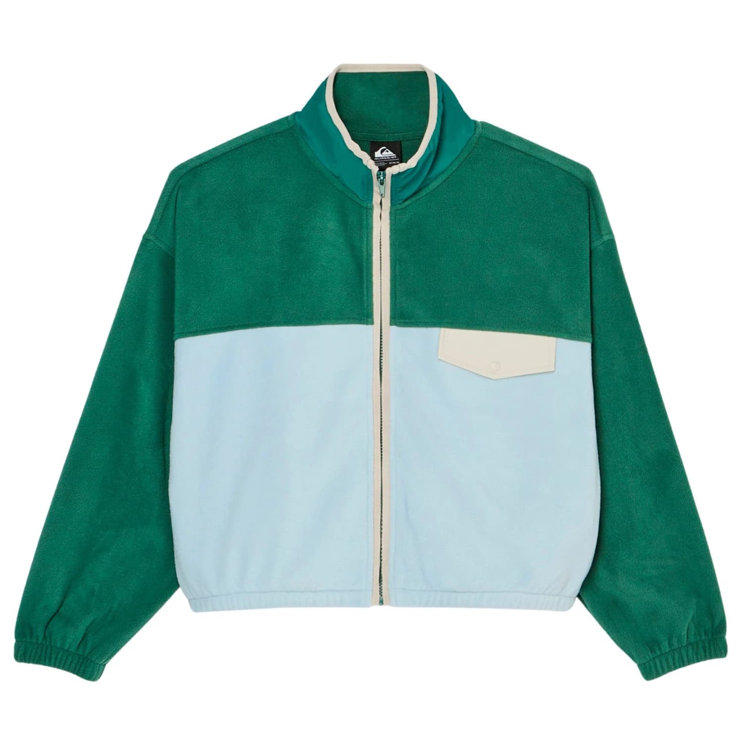 Поларено яке Quiksilver Women's Kedai Full-Zip Fleece jacket - Forest