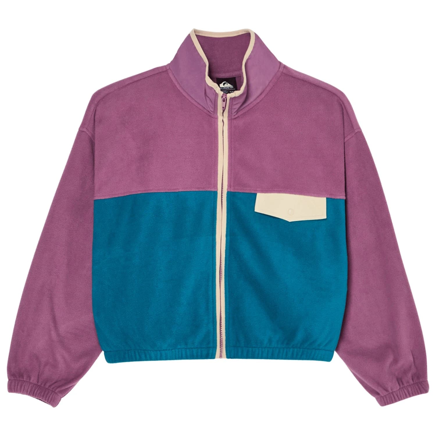 Поларено яке Quiksilver Women's Kedai Full-Zip Fleece jacket - Grape Jam