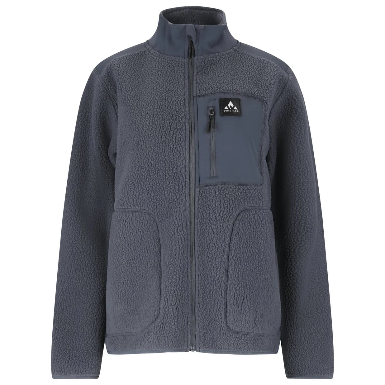 Дамско поларено яке Whistler Women's Felis Teddy Jacket Fleece jacket - Ombre Blue