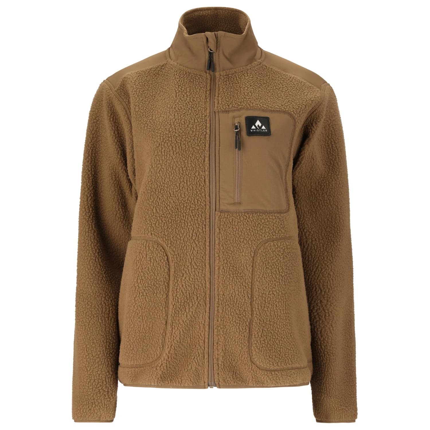 Дамско поларено яке Whistler Women's Felis Teddy Jacket Fleece jacket - Teak