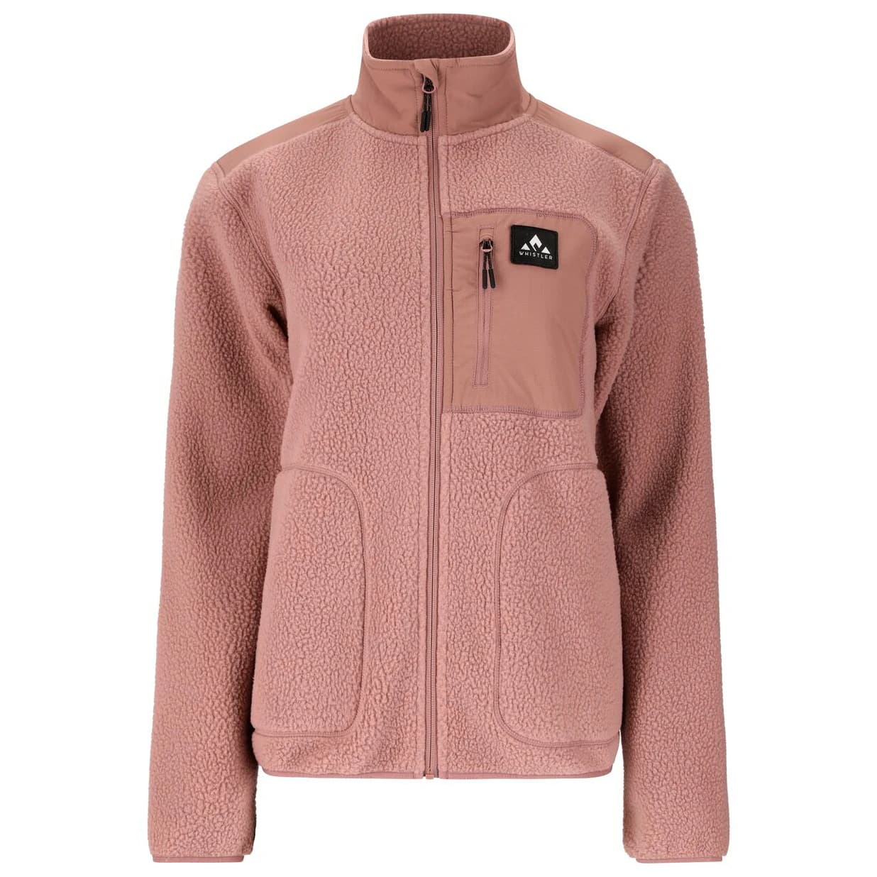 Поларено яке Whistler Women's Felis Teddy Jacket Fleece jacket - Twilight Mauve
