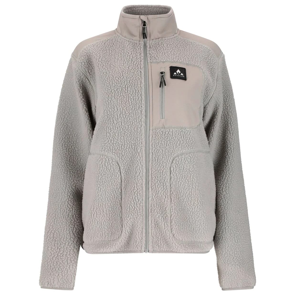 Поларено яке Whistler Women's Felis Teddy Jacket Fleece jacket - Ultimate Gray