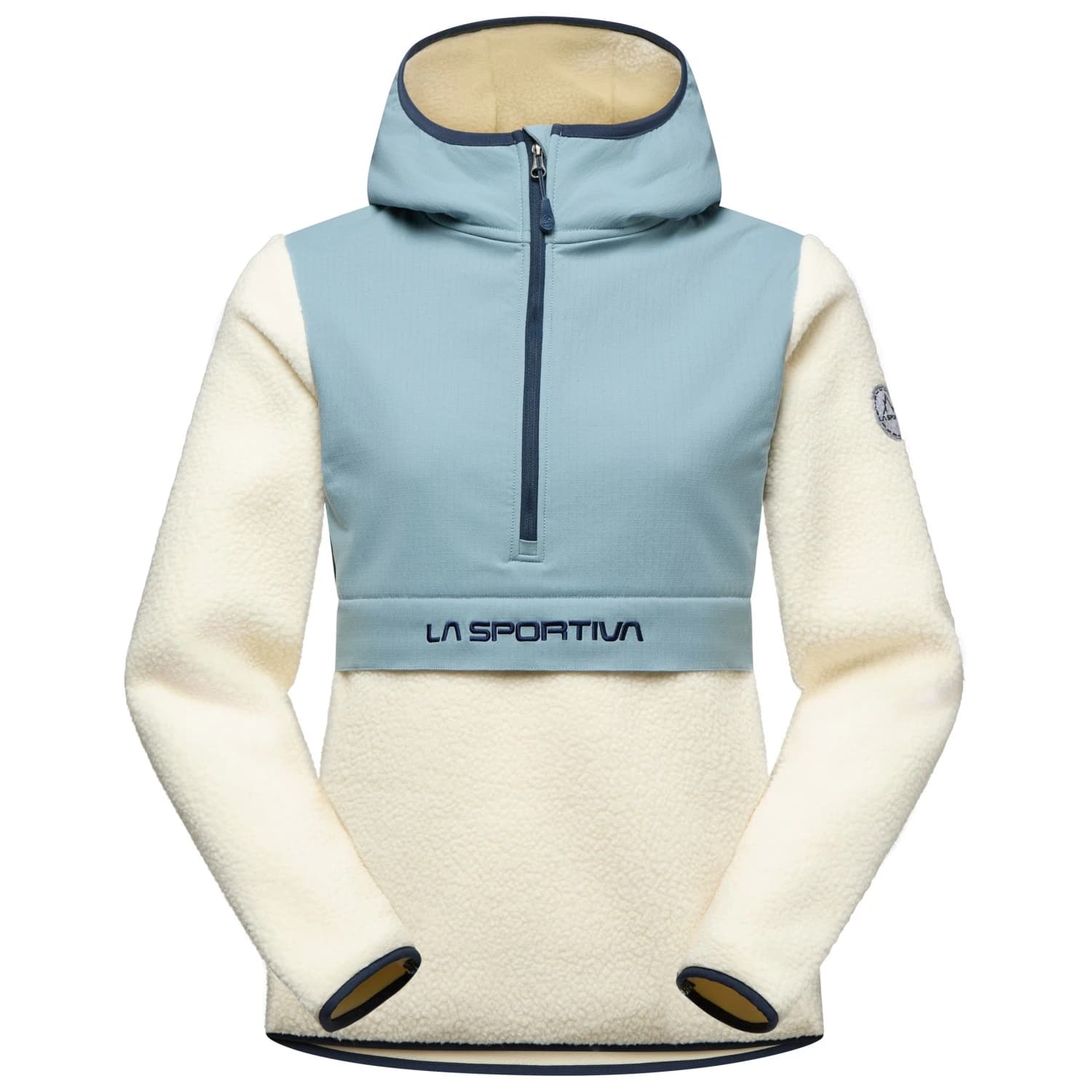 Дамско поларено яке La Sportiva Women's Guidance Sherpa Hoody Fleece jacket - Chalk / Limestone