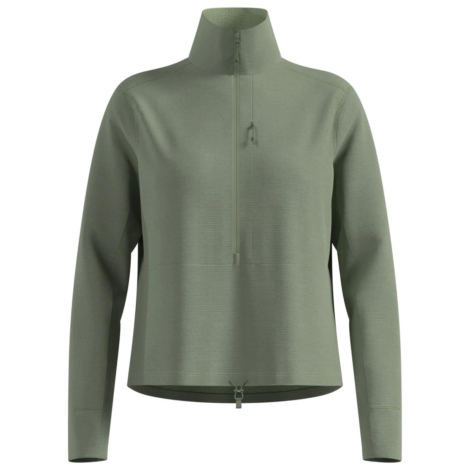 Дамско поларено яке Odlo Women's Mid Layer 1/2 Zip Grid Fleece Fleece jacket - Shadow Melange