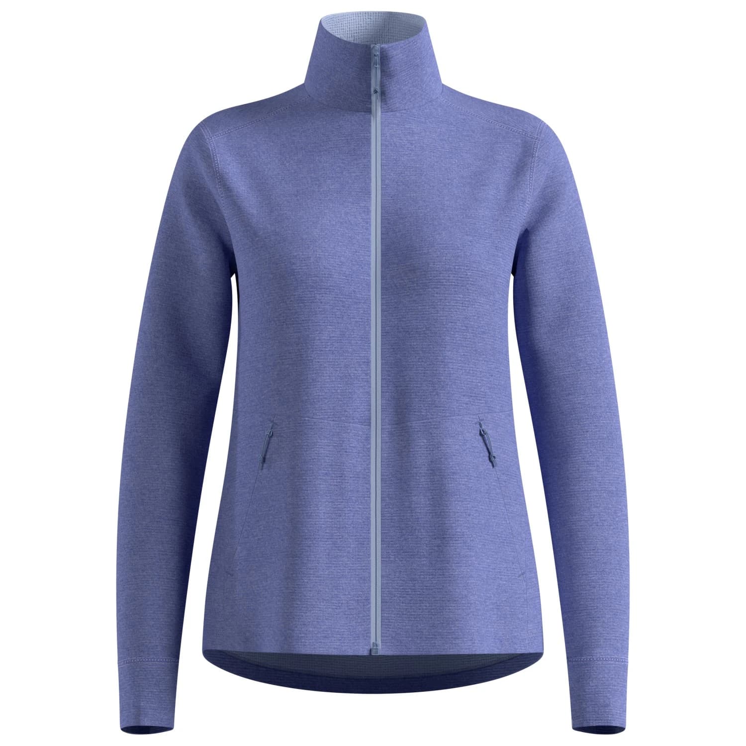 Дамско поларено яке Odlo Women's Mid Layer Full Zip Grid Fleece Fleece jacket - Blue Heron Melange