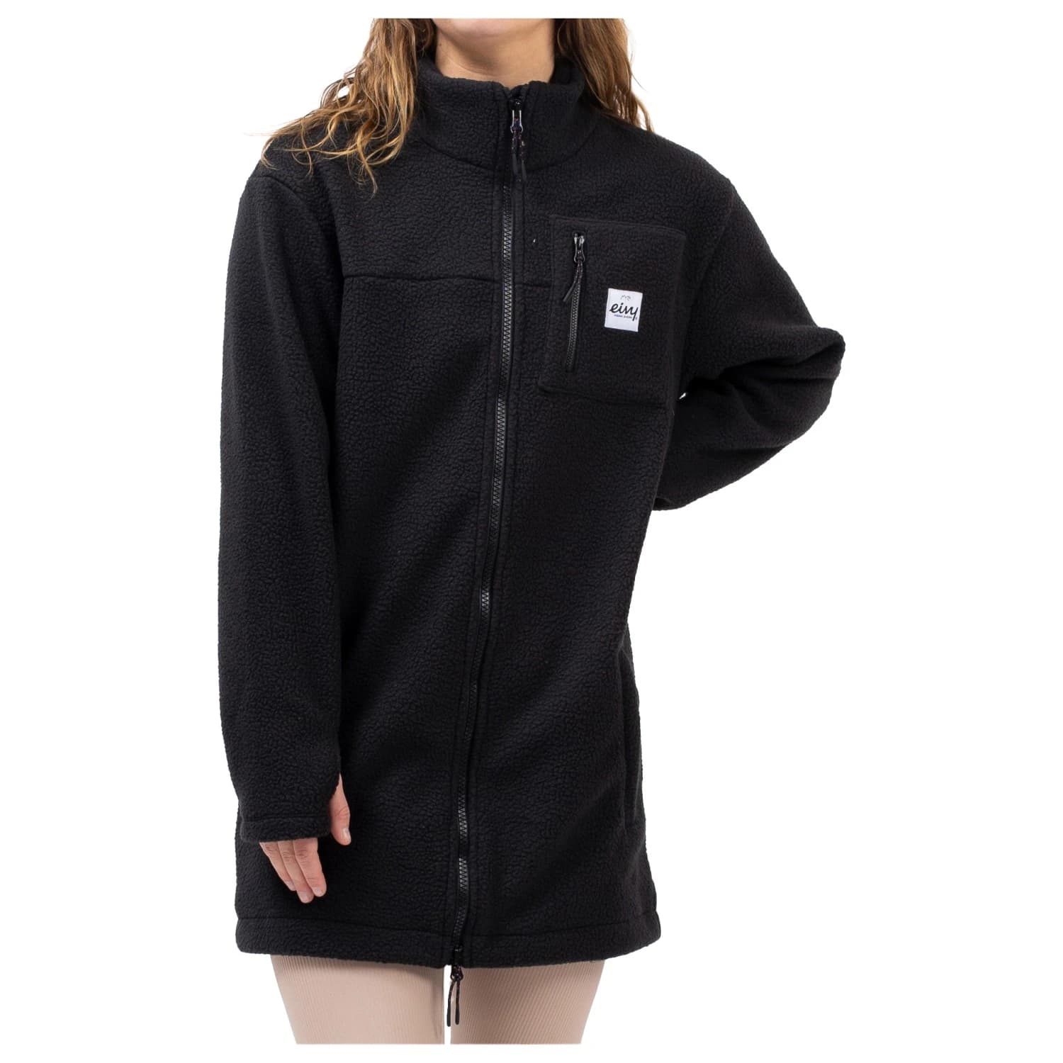 Дамско поларено яке Eivy Women's Versa Sherpa Coat Fleece jacket - Black